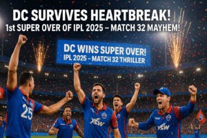Dc vs RR , Super over