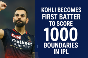 Kohli IPL -1000 boundaries